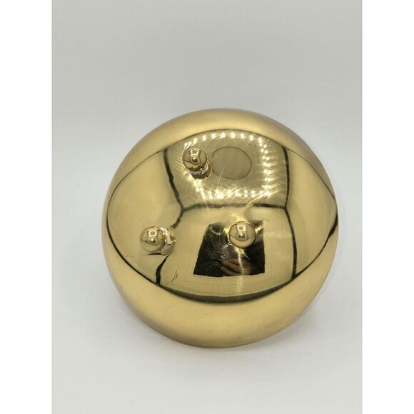 Vintage Mid-Century Modern Brass Deer Bowl Decorative Catchall Trinket Dish - Picture 3 of 3